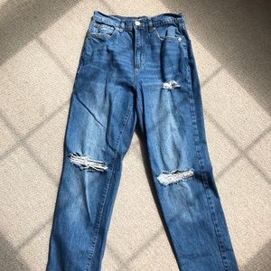Straight leg jeans